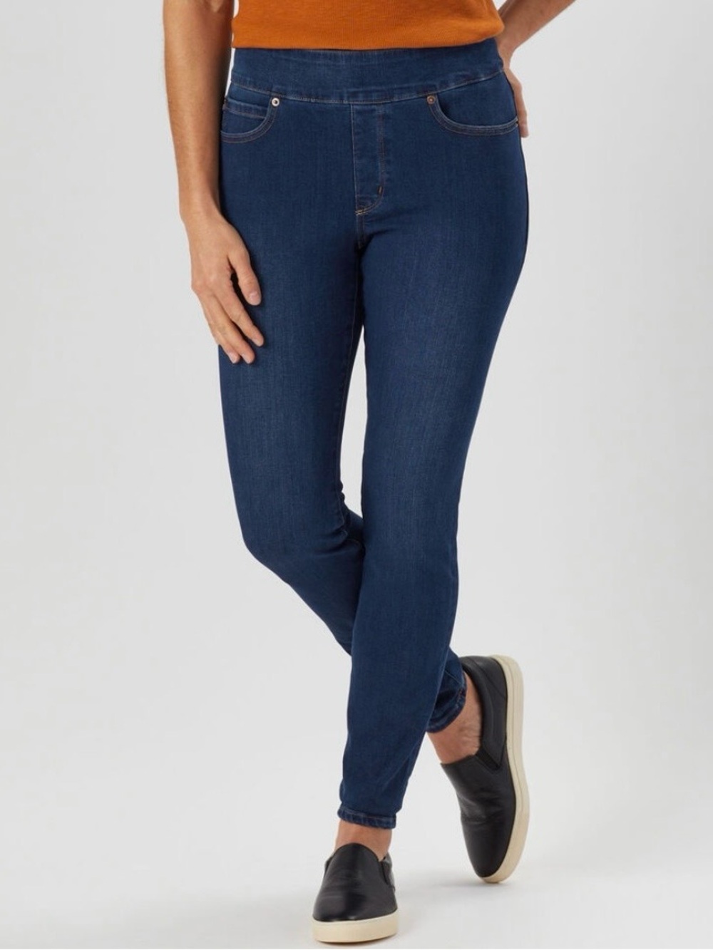 Duluth Trading Co Dark Blue Pull-On Jeggings